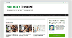 Desktop Screenshot of moneyhomeblog.com
