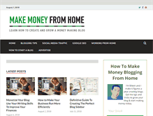 Tablet Screenshot of moneyhomeblog.com